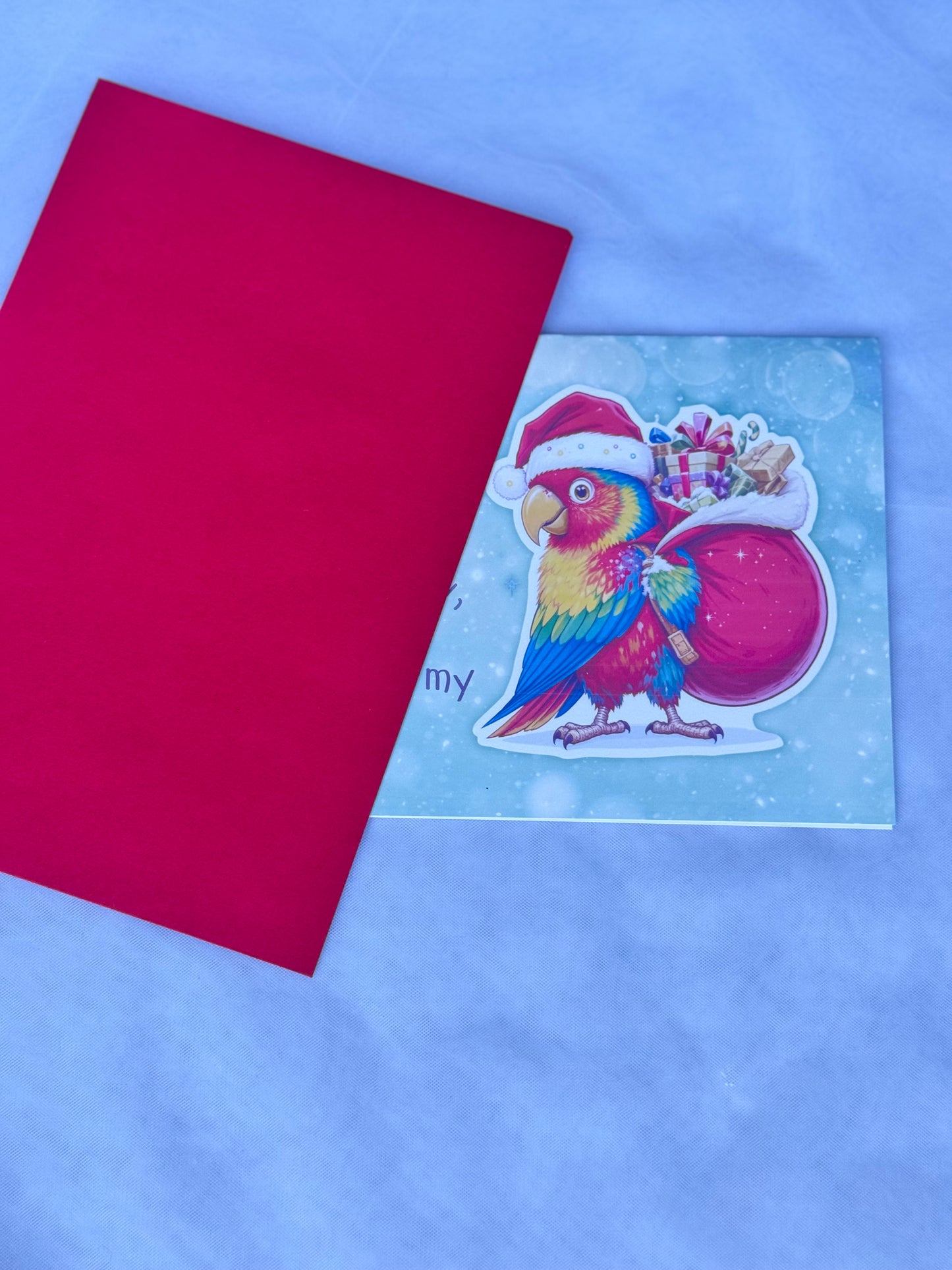 Funny Parrot Christmas Cards.