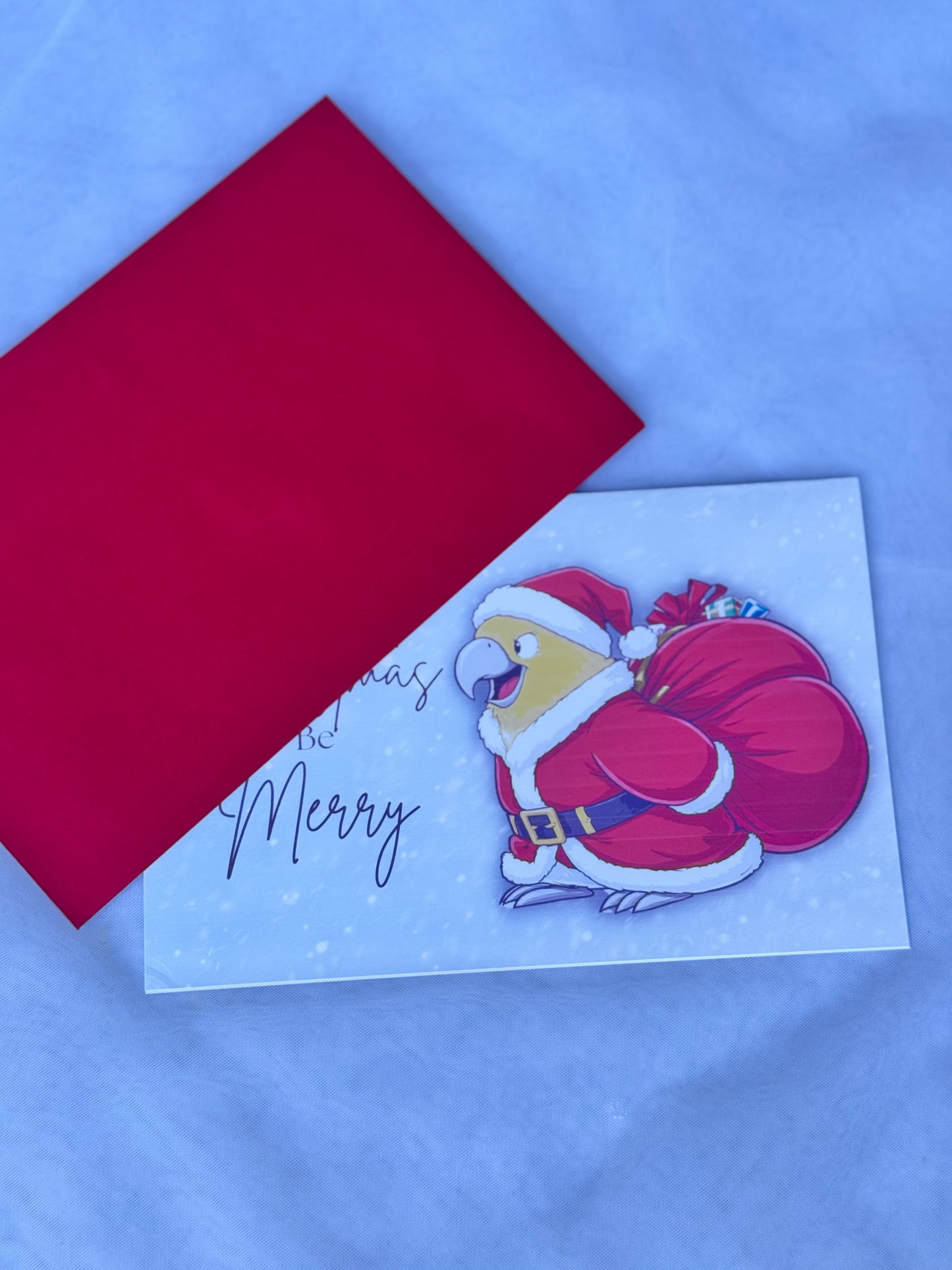 Funny Parrot Christmas Cards.