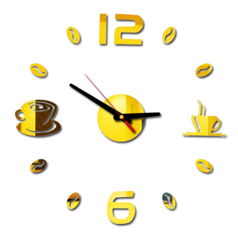 Coffee Cups Wall Clock.